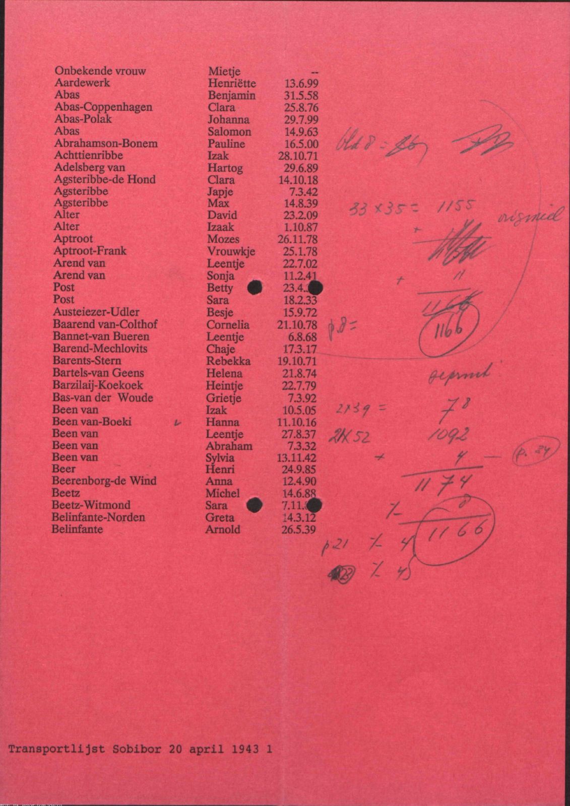 NIOD 804, inventory 56, page 174.
