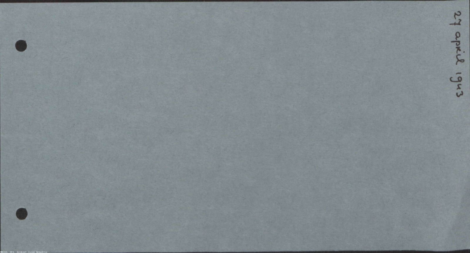 NIOD 804, inventory 57, page 1.