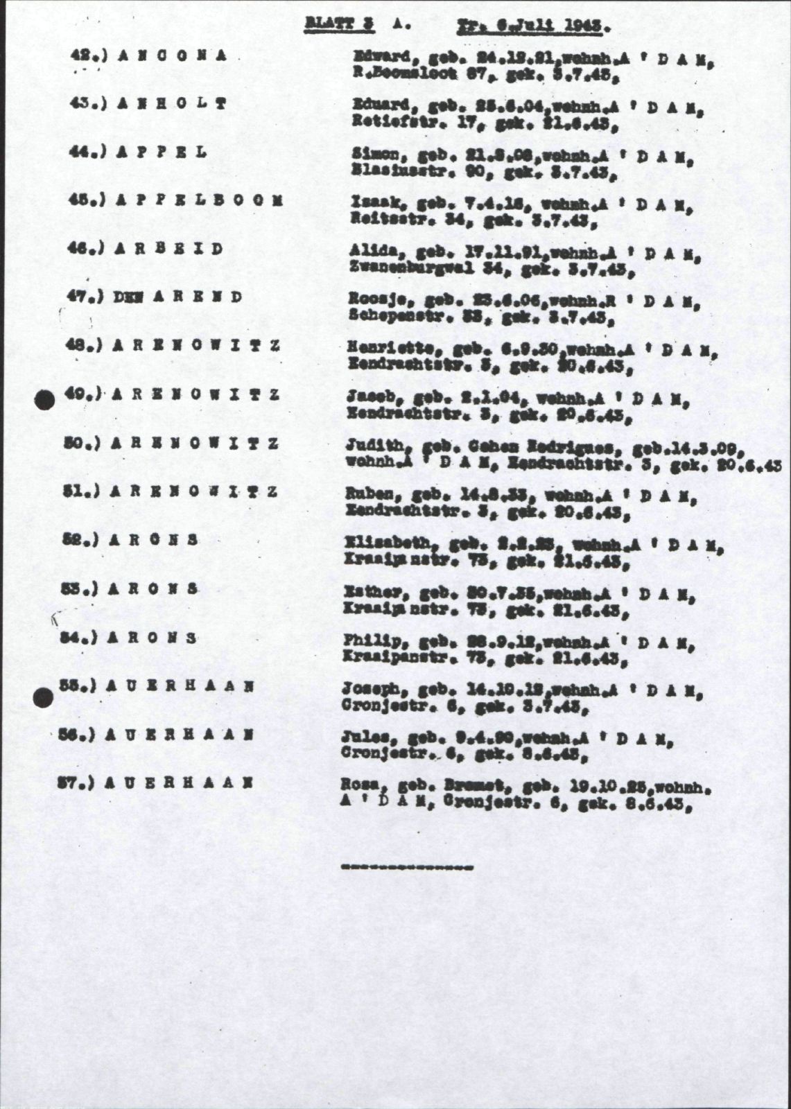 NIOD 804, inventory 61, page 149.