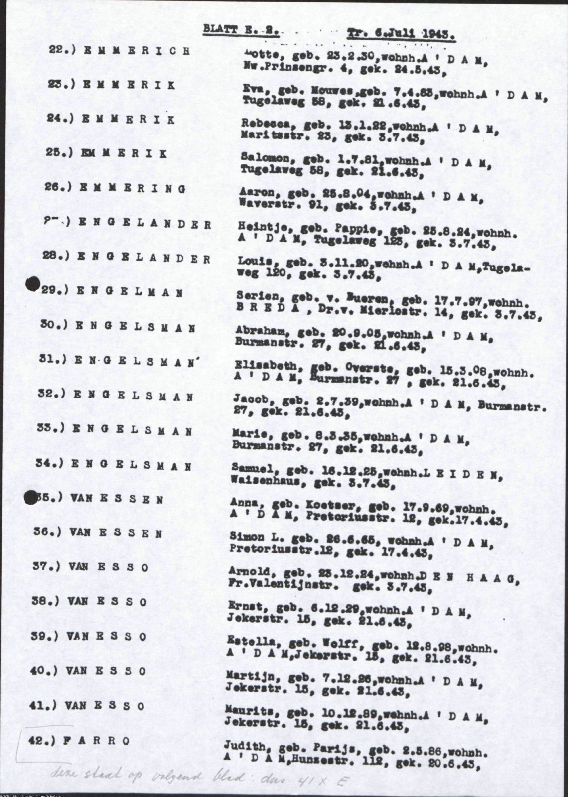 NIOD 804, inventory 61, page 172.