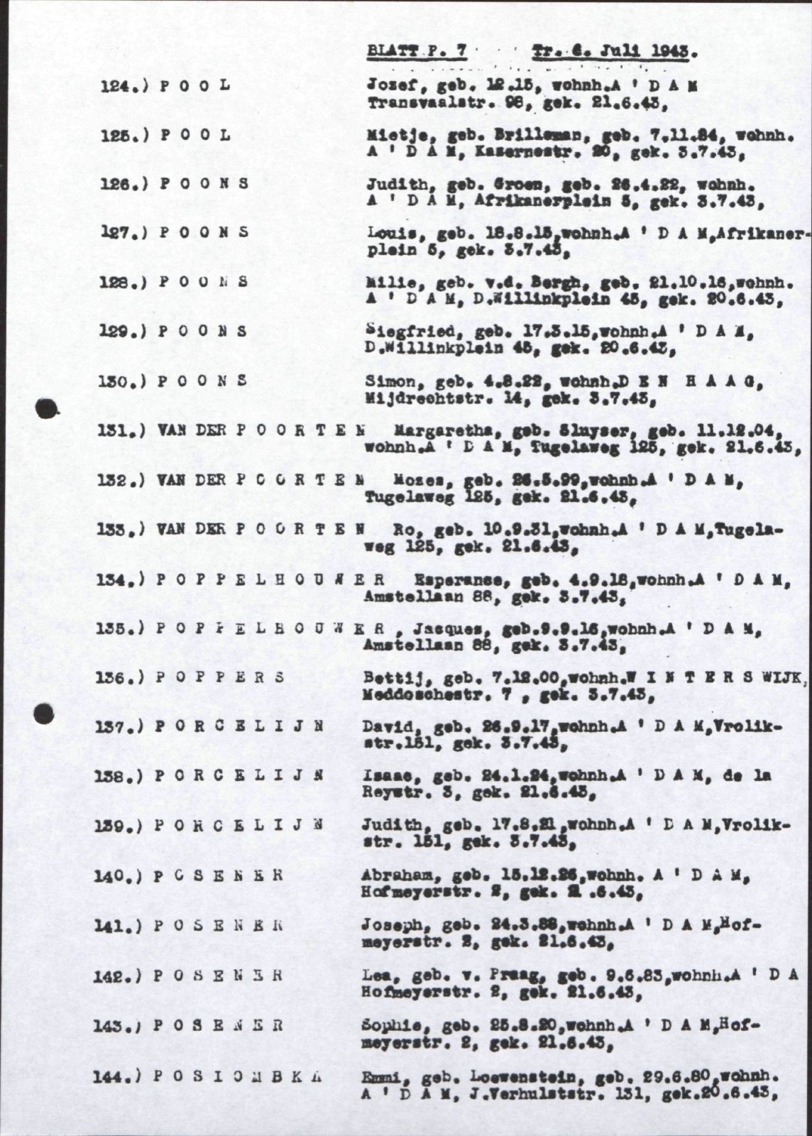 NIOD 804, inventory 61, page 231.