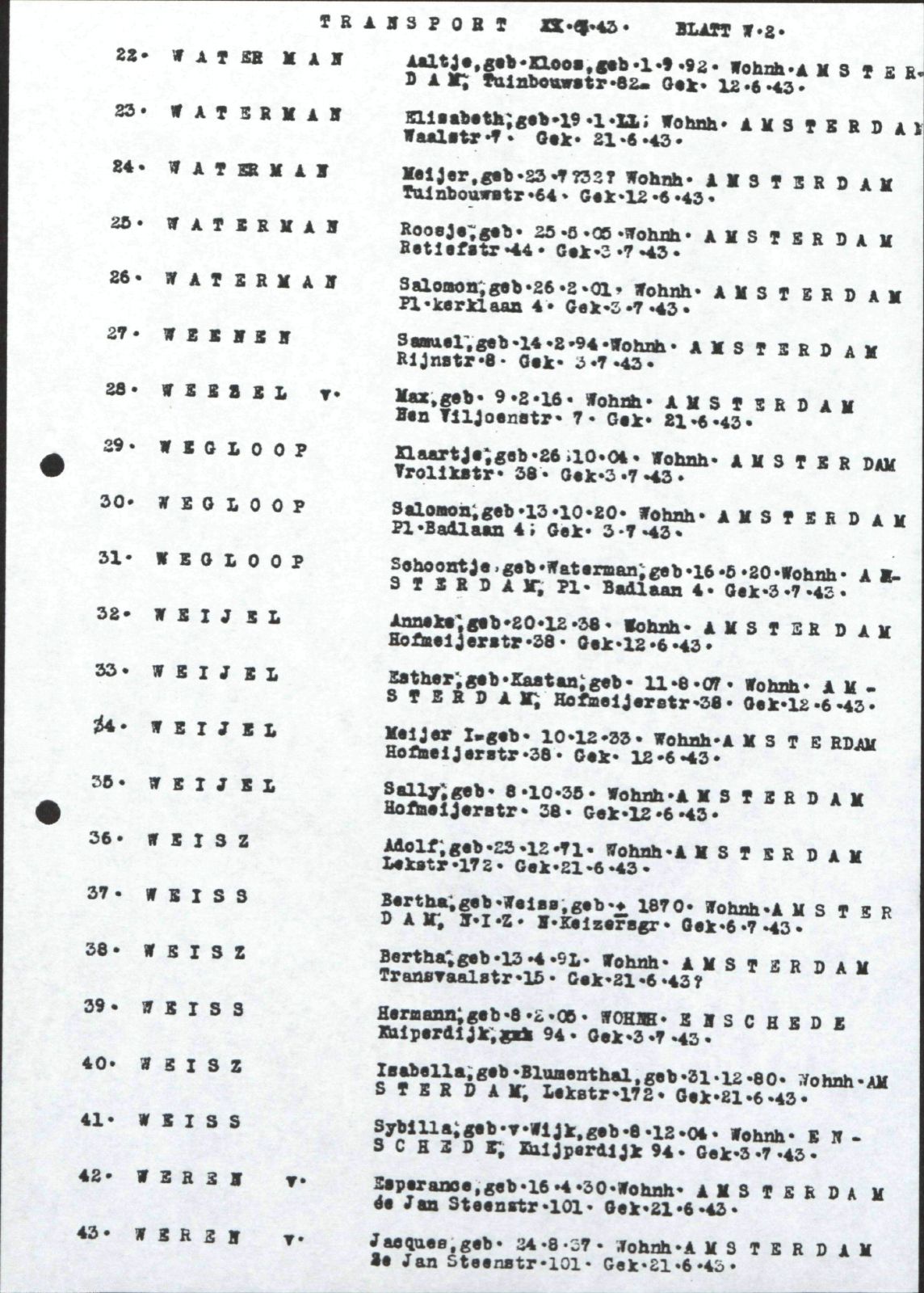 NIOD 804, inventory 61, page 263.