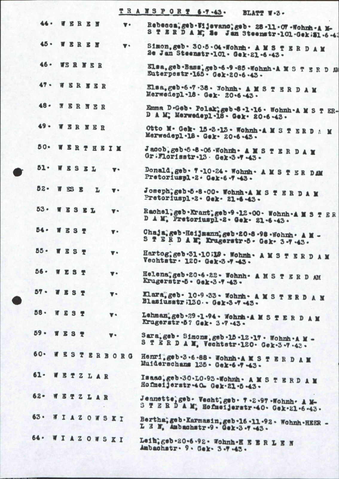 NIOD 804, inventory 61, page 264.