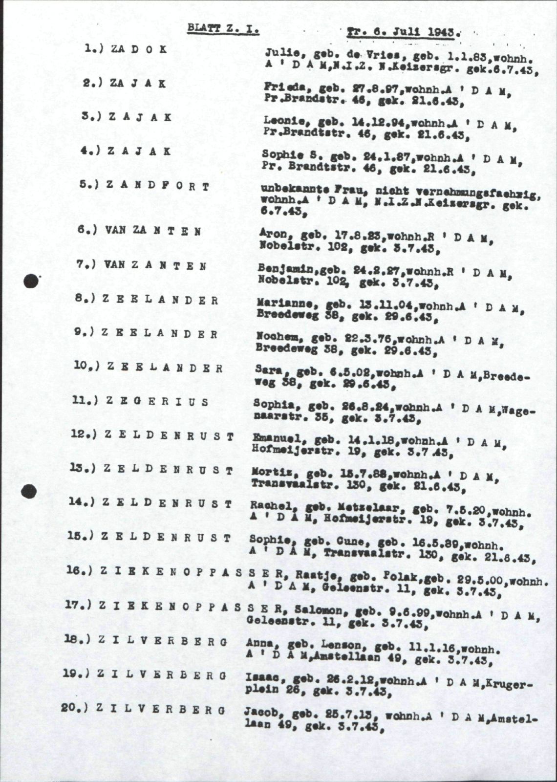NIOD 804, inventory 61, page 269.