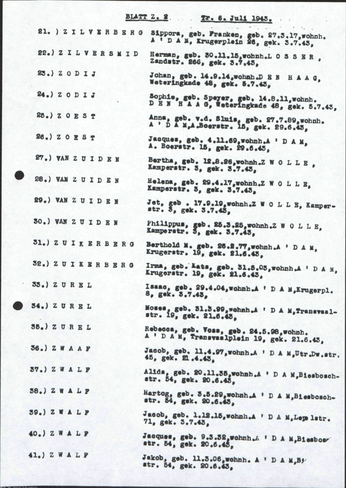 NIOD 804, inventory 61, page 270.