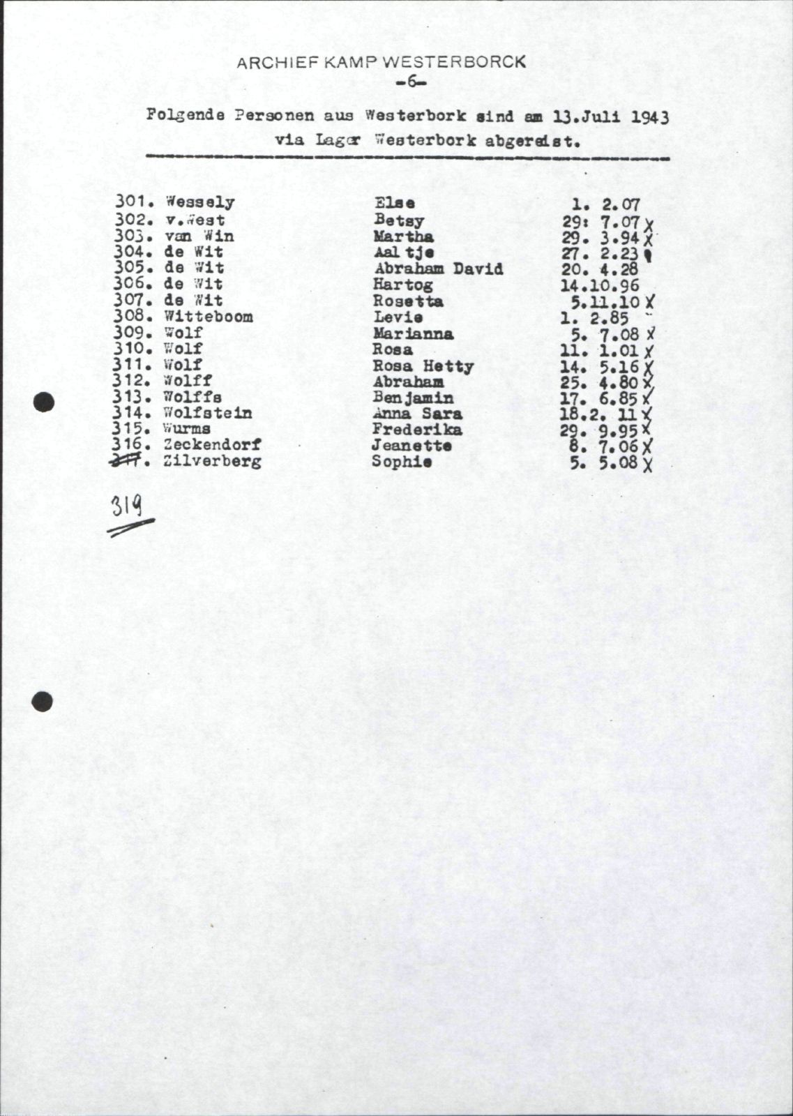 NIOD 804, inventory 62, page 45.