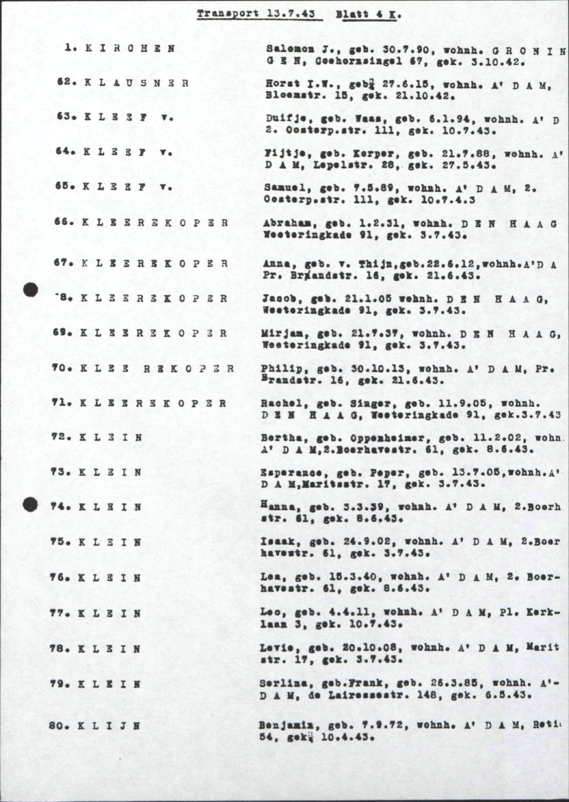 NIOD 804, inventory 62, page 101.