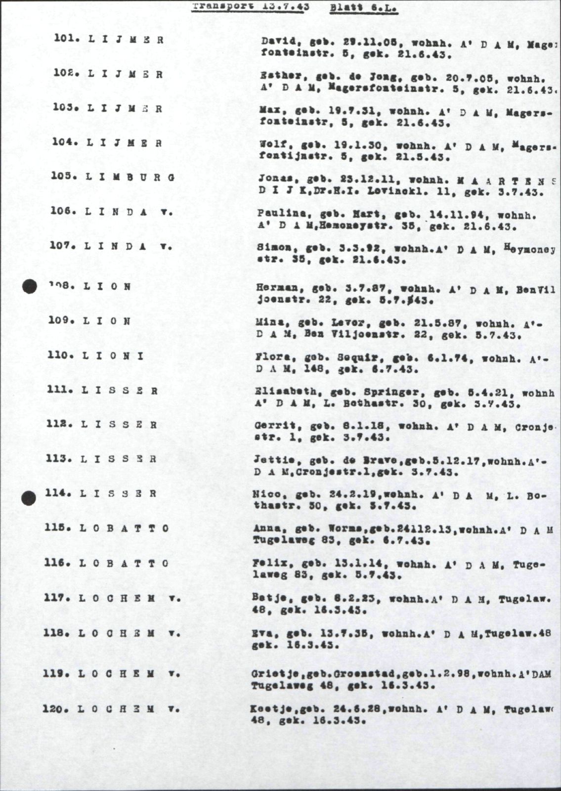 NIOD 804, inventory 62, page 113.