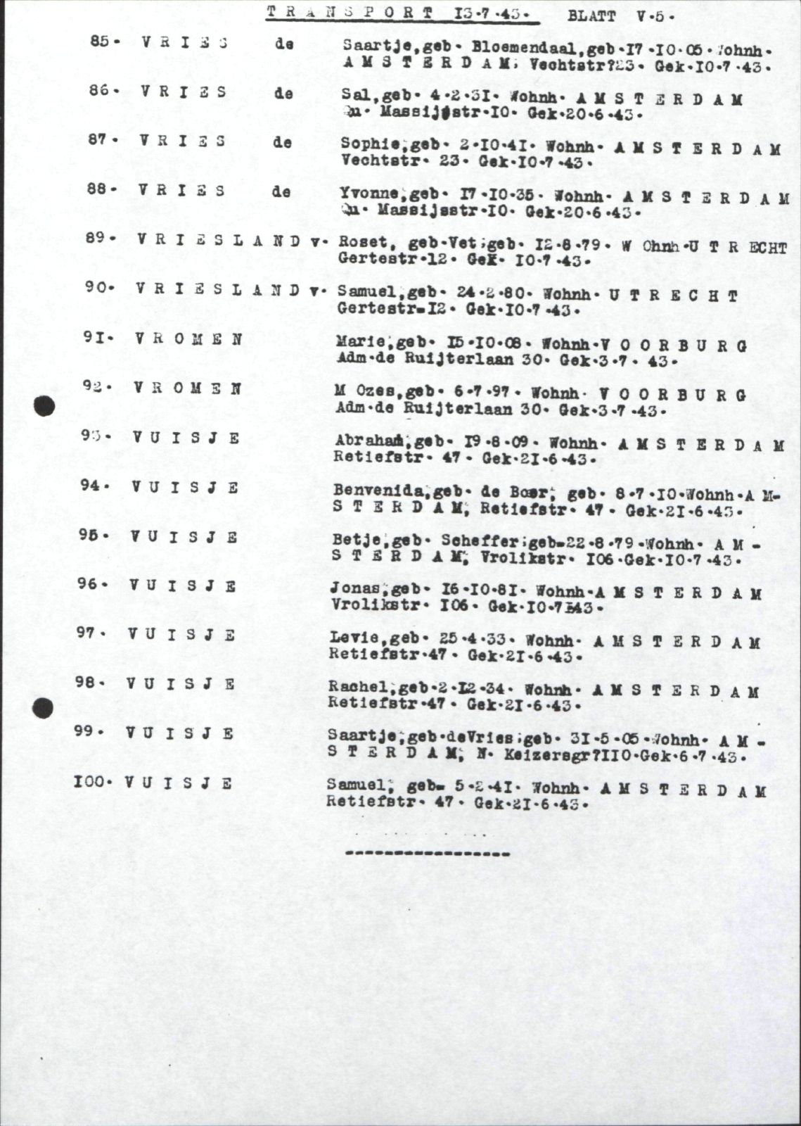 NIOD 804, inventory 62, page 157.