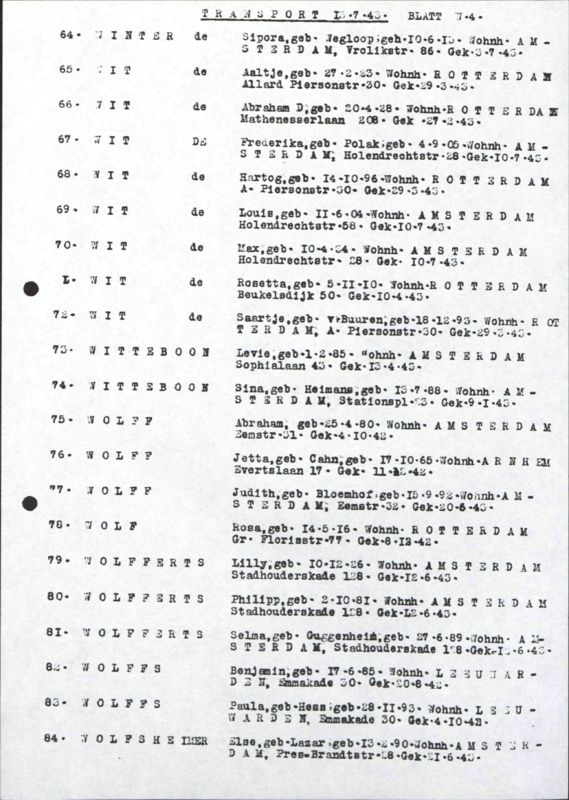 NIOD 804, inventory 62, page 161.