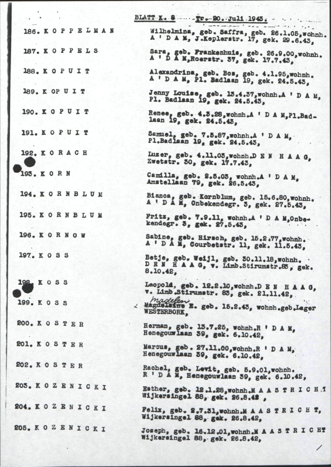 NIOD 804, inventory 63, page 109.