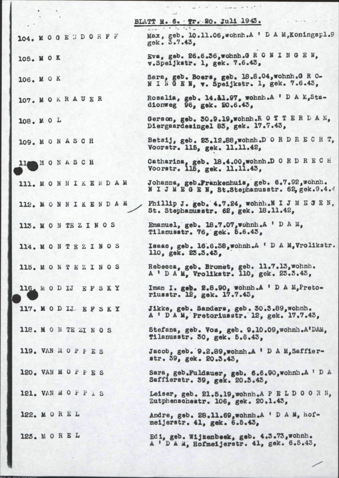 NIOD 804, inventory 63, page 126.