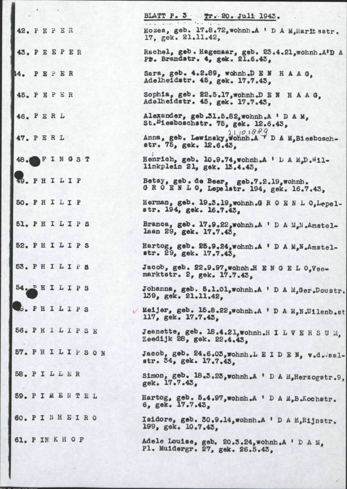 NIOD 804, inventory 63, page 136.