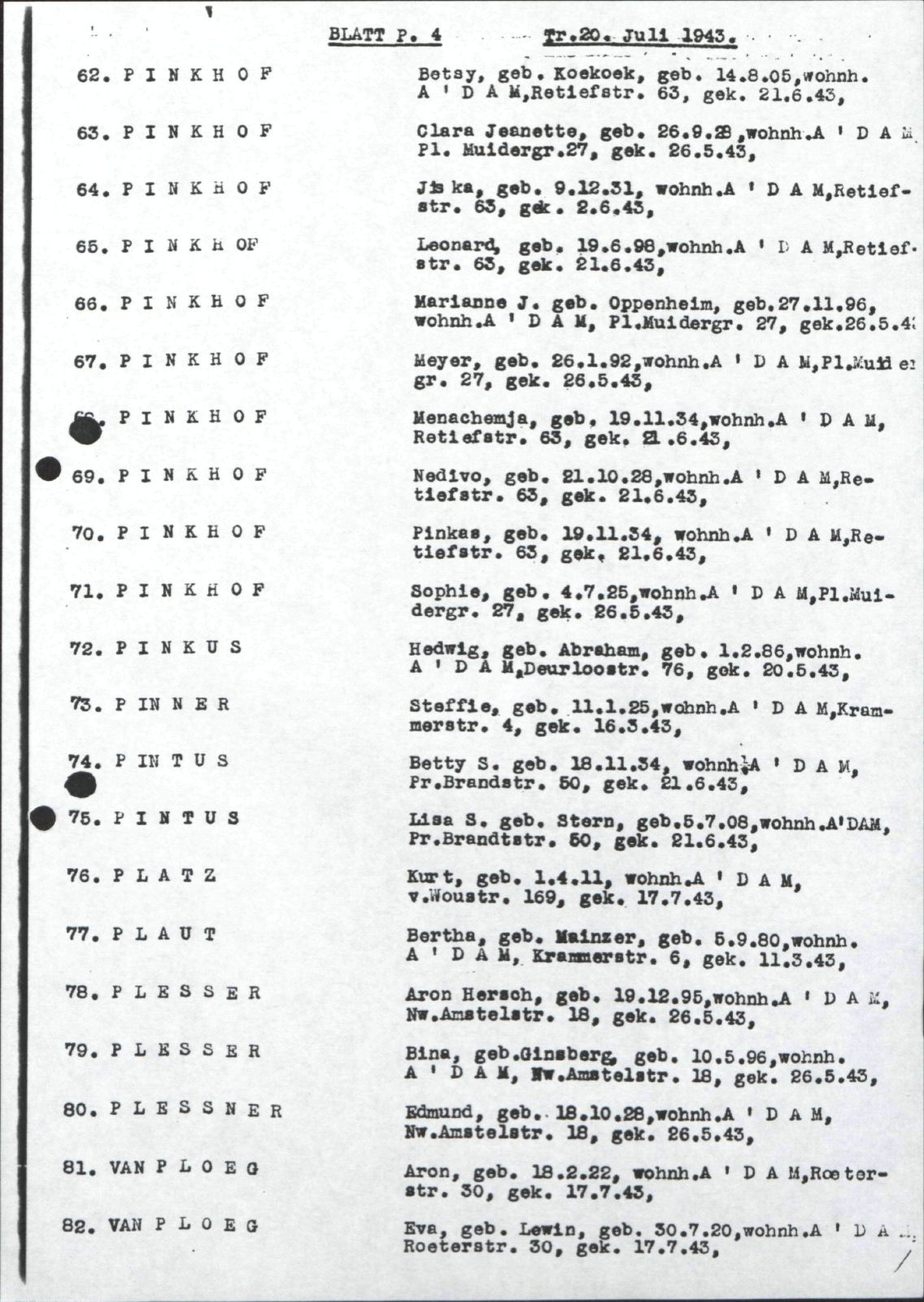 NIOD 804, inventory 63, page 137.