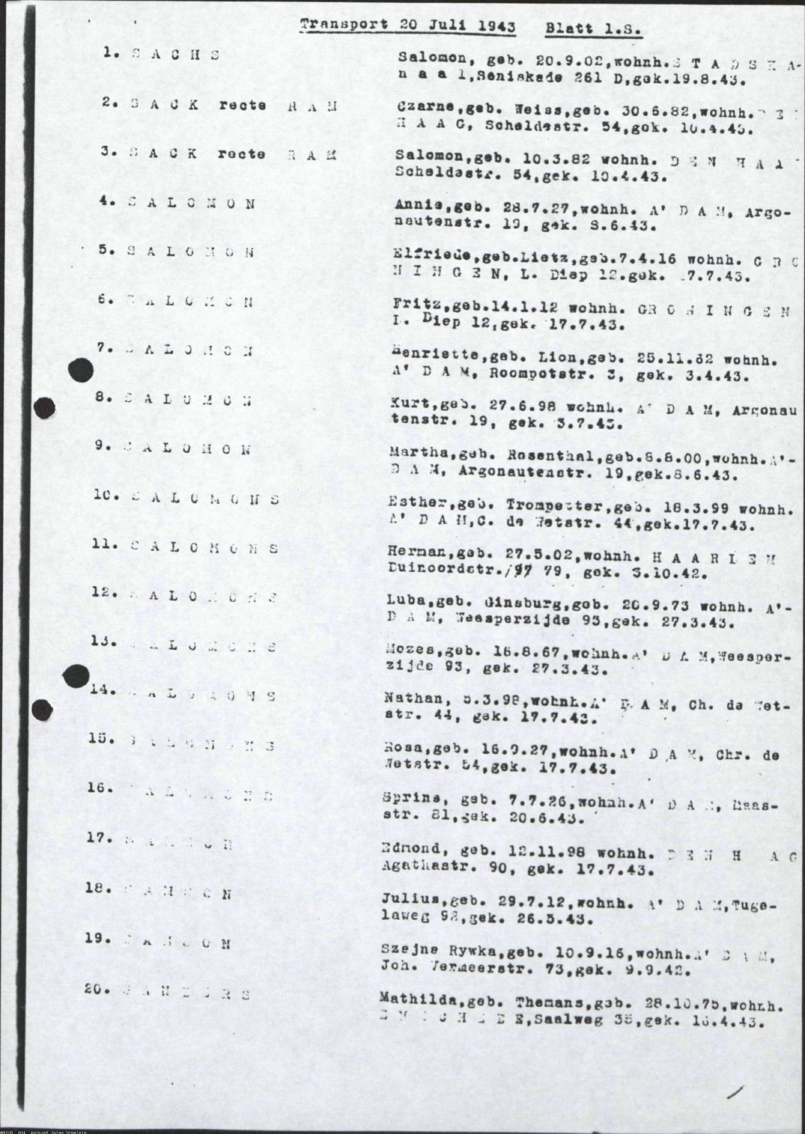 NIOD 804, inventory 63, page 148.