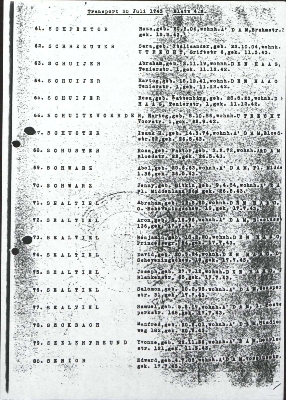 NIOD 804, inventory 63, page 151.