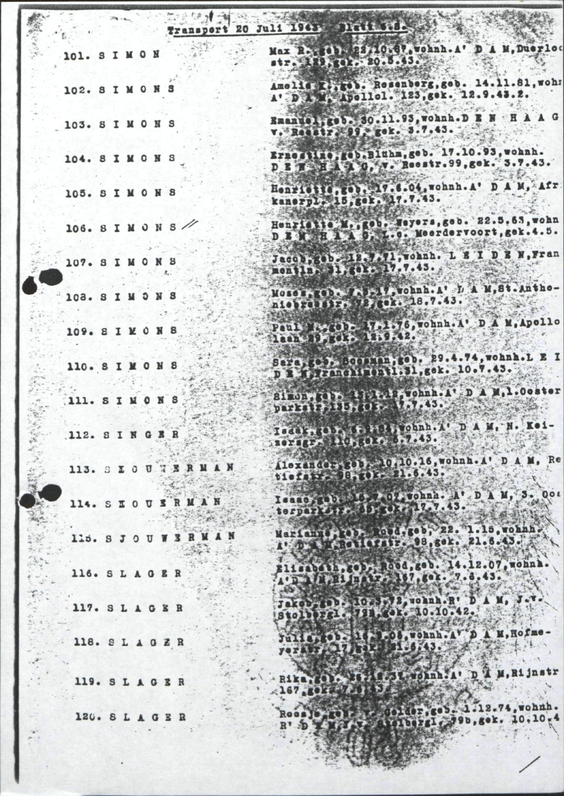 NIOD 804, inventory 63, page 153.