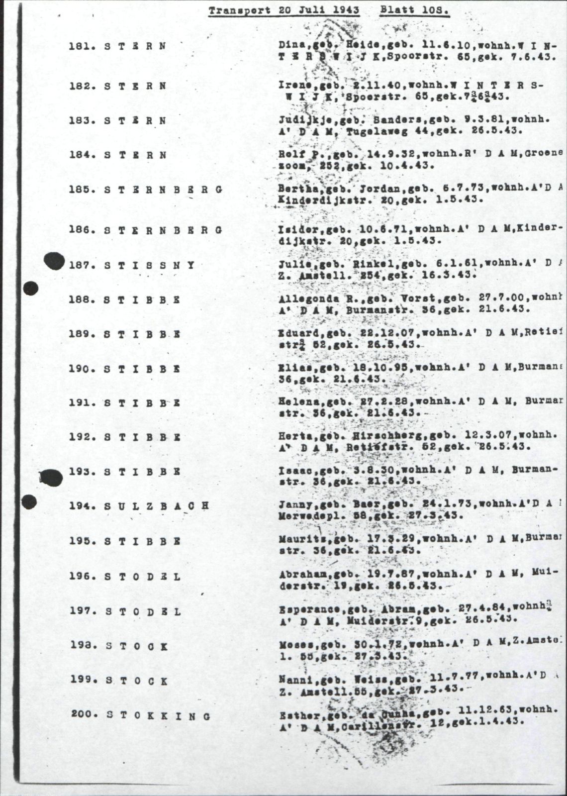 NIOD 804, inventory 63, page 157.