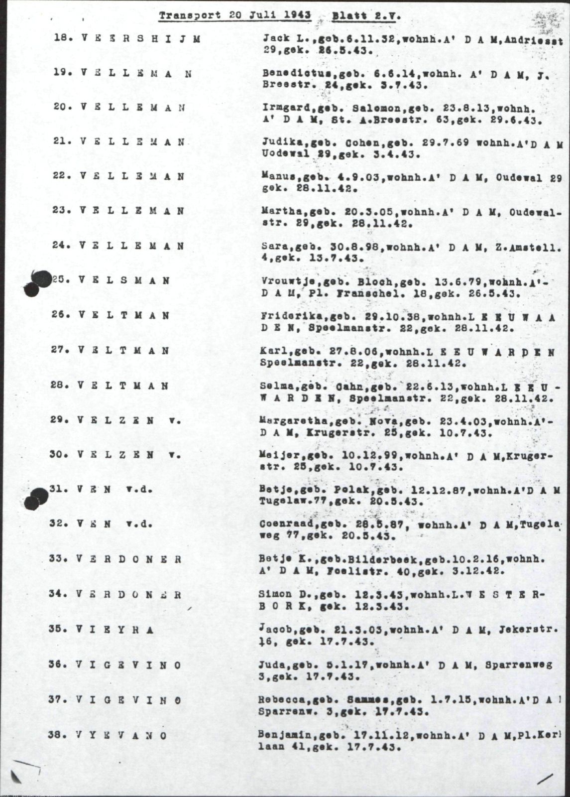 NIOD 804, inventory 63, page 163.