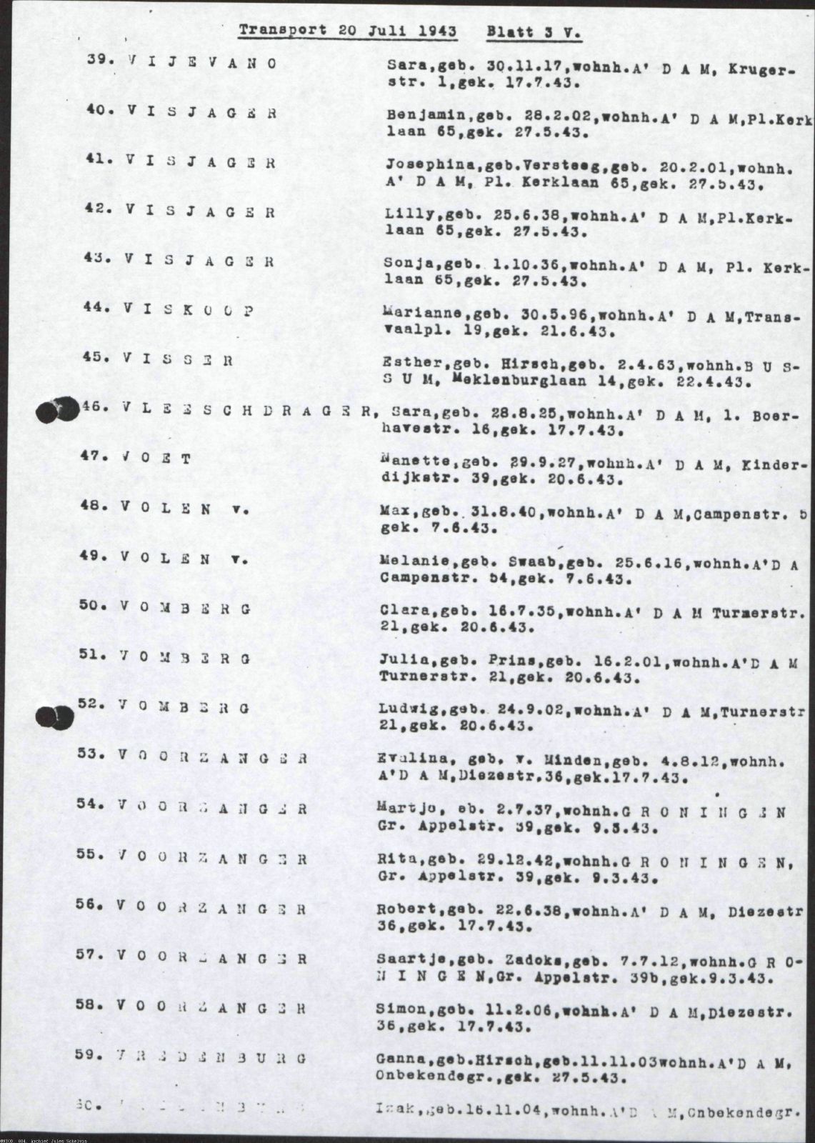 NIOD 804, inventory 63, page 164.