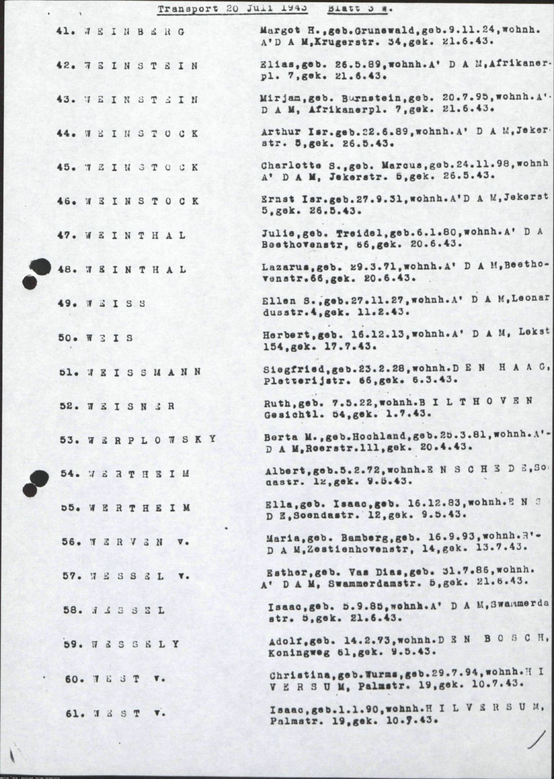 NIOD 804, inventory 63, page 170.